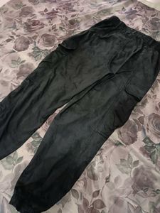 Stylish Black Cargo Joggers Pants
