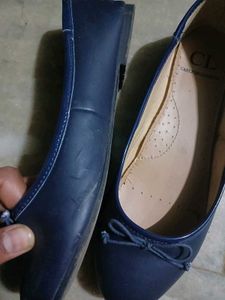 Navy Blue Ballet Flats