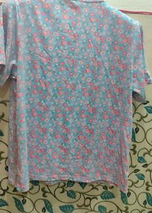 Cozy Floral Print Pajama Set