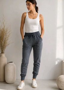 💎 Rare Authentic ZARA Charcoal Grey Jogger Pants