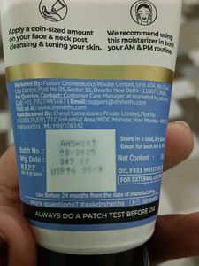 DR. SHETH'S Ceramide &amp; Vitamin C Oil free moisturi