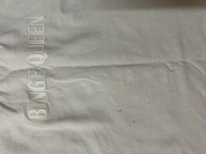 zudio  Crew Neck "BINGE QUEEN" Sweatshirt