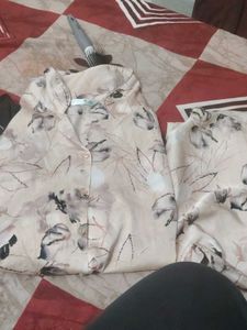 coat set night wear