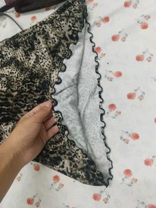 leopard print y2k top