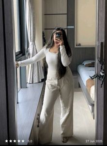 Savana - High-Waisted Wide-Leg Linen Pants