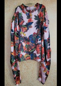 Floral Print Long Sleeve Top