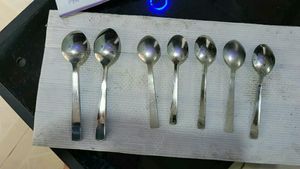 Pack 7  Sarving Spoons &amp; Dinner Spoon