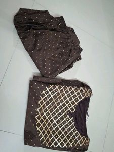 Elegant Brown Kurta Set