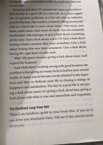 atomic habits and the subtle art of not giving a f