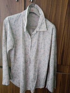 Floral Print Button-Down Shirt