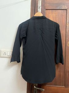 Classic Black Button-Up Shirt