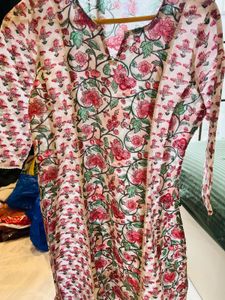Floral Print Kurta