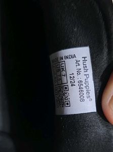 hush puppies Black Leather Loafers women