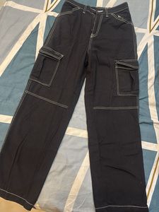H&M Black Cargo Pants