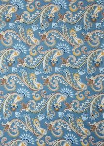 VIBRANT BLUE PAISLEY PRINT BED DIWAN SET
