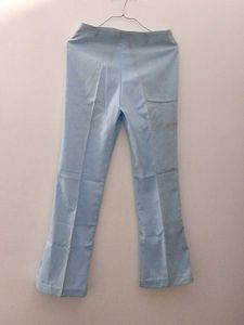 Light Blue Flared Trousers