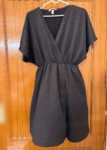 H&amp;M V-Neck Kimono Sleeve Dress