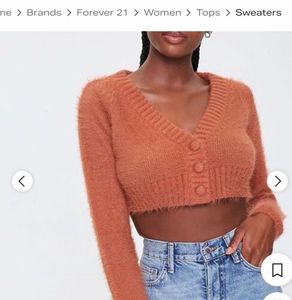 Forever 21 Cropped Cardigan