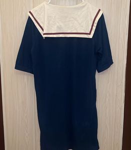 Cute Navy Dress with Sailor Collar