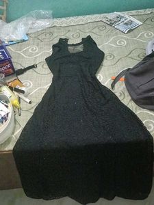 Black Lace Party Dress