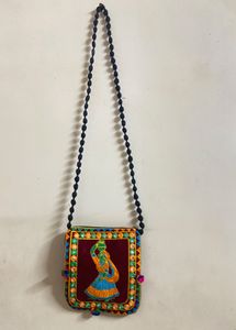 Embroidered Sling Bag Combo