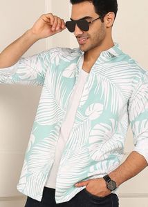 Men's Tropical Print Shirt