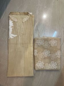 Elegant Kurta Set with Embroidery