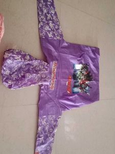 Babyhug Full Sleeves Hooded Raincoat