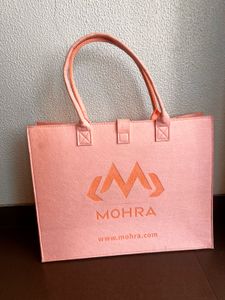 Stylish Pink Felt Tote Bag