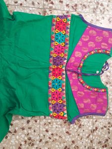 Green Anarkali Kurta