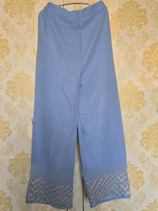 Beautiful Blue Embroidered Gown