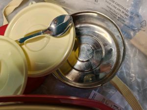 2 Compartment Steel Brand Tiffin Box