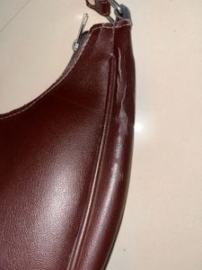 Brown Leather Hobo Bag