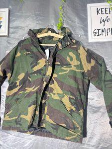 Men's Camo Military Jacket hooded