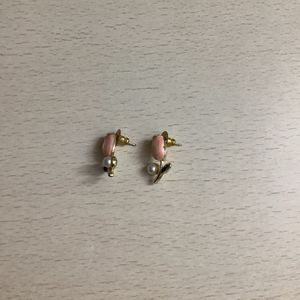 Cute Tulip Stud Earrings Coquette