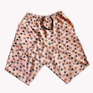 Cozy Printed Pajama Bottoms L