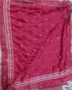 Price Drop......Maroon Embroidered Dupatta
