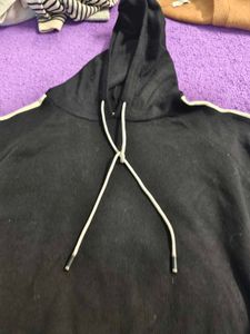 Striped Sleeve Hoodie