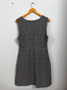Classic Plaid Sheath Dress