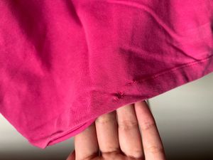 Hot Pink Cropped T-Shirt