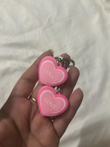 Love Heart Keychains - 2