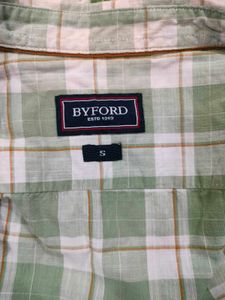 BYFORD Men's Plaid Button-Up Shirt