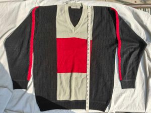 Vintage Color Block Sweater