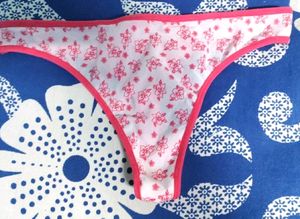 Floral Thong Panty For Women