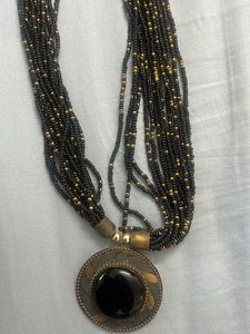 Boho Beaded Layered Necklace