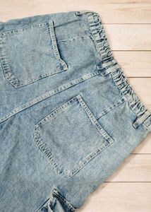 Zudio Light Wash Cargo Jeans