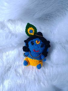 Crochet Krishna Idol keyring