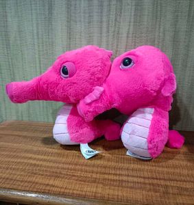 Adorable Pink Seahorse Plush Toy