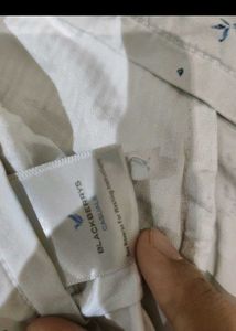 Men's White being human TShirt with three shorts