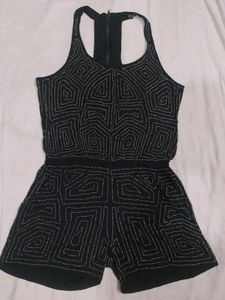 Silver Studded Jumpsuit